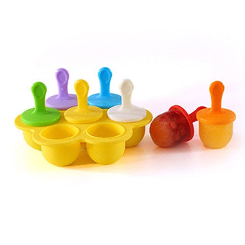Moule à sucettes glacées en silicone, mini-boules de crème glacée, outils de fabrication de sucettes, moules à sucettes glacées, outils de supplément alimentaire pour bébé à faire soi-même.