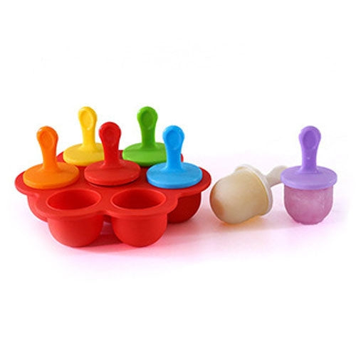 Moule à sucettes glacées en silicone, mini-boules de crème glacée, outils de fabrication de sucettes, moules à sucettes glacées, outils de supplément alimentaire pour bébé à faire soi-même.