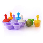 Moule à sucettes glacées en silicone, mini-boules de crème glacée, outils de fabrication de sucettes, moules à sucettes glacées, outils de supplément alimentaire pour bébé à faire soi-même.