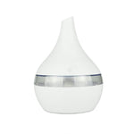 Diffuseur d'arômes électrique USB de 300 ml, humidificateur d'air ultrasonique en bois, diffuseur d'huiles essentielles, brumisateur frais