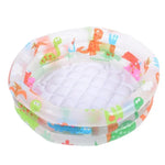Piscine gonflable ronde pour bébé avec motif dinosaure cartoon, baignoire pour nourrisson, Taille : 61 x 22cm, Taille : 61 x 22cm