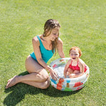 Piscine gonflable ronde pour bébé avec motif dinosaure cartoon, baignoire pour nourrisson, Taille : 61 x 22cm, Taille : 61 x 22cm