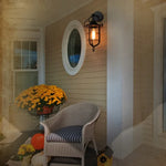 Lampe murale créative rétro en fer pour restaurant balcon couloir chevet sans ampoules
