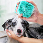Gant de Massage pour Animaux, Gant de Bain en Caoutchouc, Brosse de Massage de Bain pour Chien