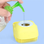 Gant de Massage pour Animaux, Gant de Bain en Caoutchouc, Brosse de Massage de Bain pour Chien