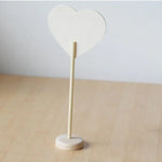 10 tableaux noirs en bois, mini panneau de message, décoration de table de mariage, tableau noir en bois 2