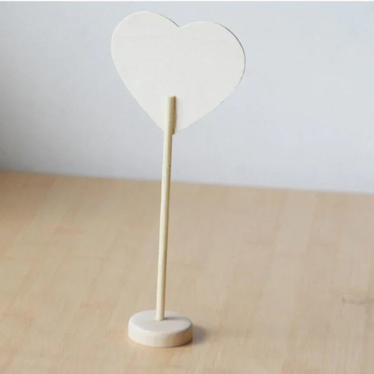 10 tableaux noirs en bois, mini panneau de message, décoration de table de mariage, tableau noir en bois 2