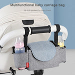 Sacs pour poussettes de bébé Grande capacité Sac à langer pour maman Sac à couches de voyage multifonction Sac de rangement suspendu pour allaitement de maternité