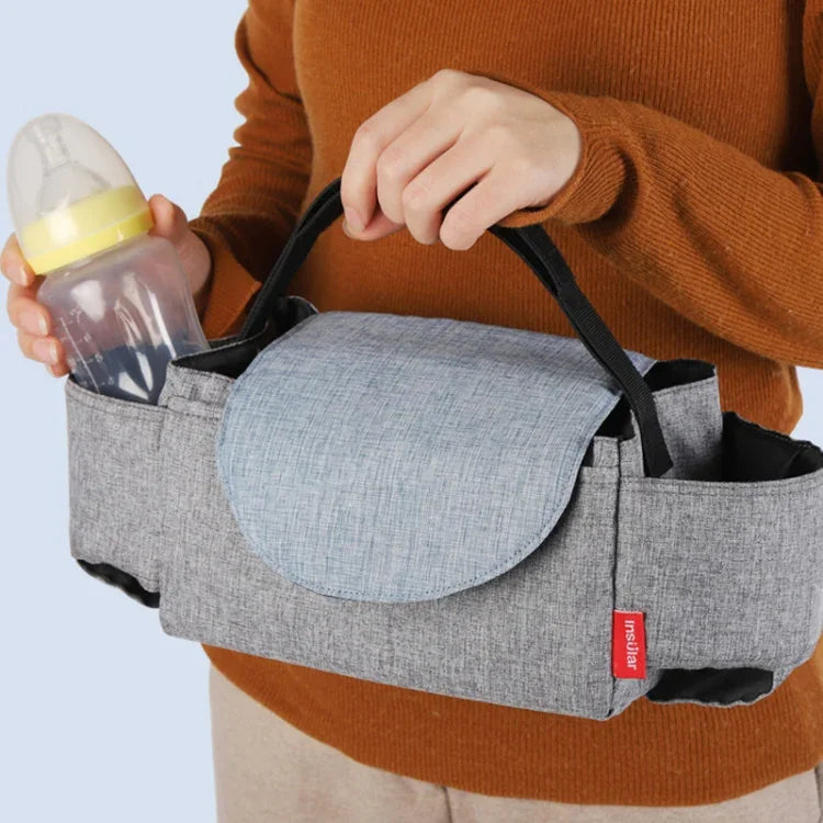 Sacs pour poussettes de bébé Grande capacité Sac à langer pour maman Sac à couches de voyage multifonction Sac de rangement suspendu pour allaitement de maternité