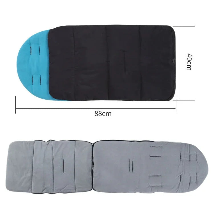 Sac de couchage pour poussette d'hiver et d'automne Housse de pied de poussette imperméable