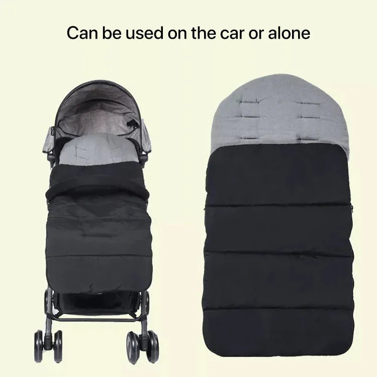 Sac de couchage pour poussette d'hiver et d'automne Housse de pied de poussette imperméable