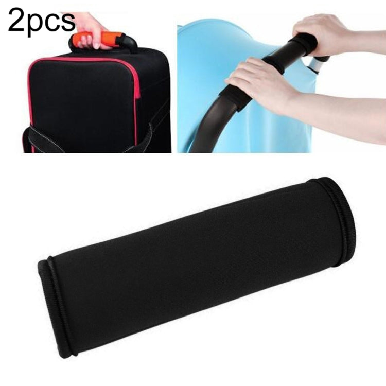 2 PCS Poignée de Bagage Confortable en Néoprène Housse de Protection pour Poussette Bébé Universelle pour Sac de Voyage Bagage Valise, Bleu Universel, Jaune Universel, Noir Universel, Orange Universel, Rouge Universel, Vert Universel