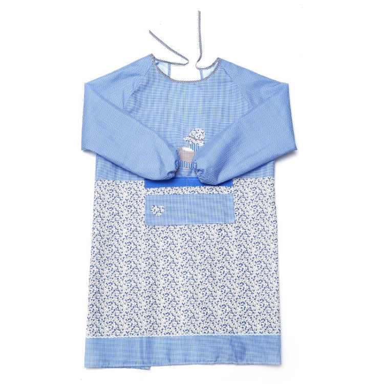 Blouse de cuisine anti-salissure et résistante à l'huile pour adultes, tablier de maison, avec manches longues, café, violet, bleu, rose