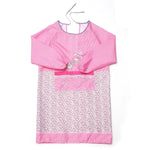 Blouse de cuisine anti-salissure et résistante à l'huile pour adultes, tablier de maison, avec manches longues, café, violet, bleu, rose