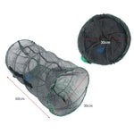 Filet de pêche à ressort, cage à crevettes pliable automatique, filet de pêche rond à ressort, maille spéciale grande, maille cryptée grande