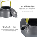 Théière en aluminium portable 0,8L pour pique-nique et alpinisme en plein air, 0,8L