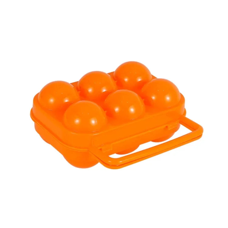Boîte portable de protection pour œufs, 6 grilles, livraison couleur aléatoire