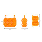 Boîte portable de protection pour œufs, 6 grilles, livraison couleur aléatoire