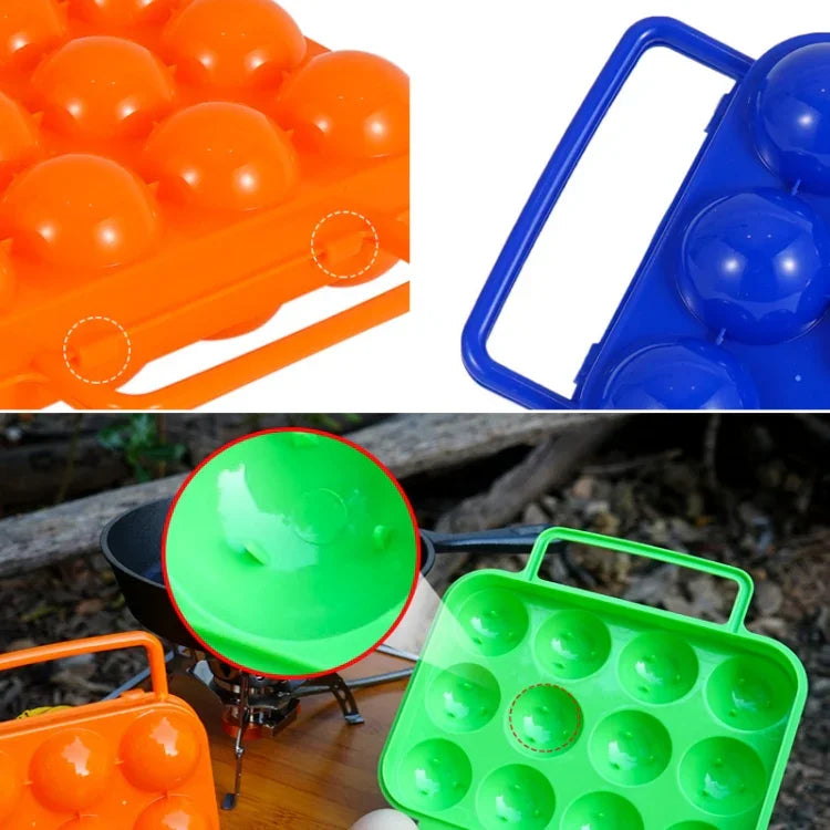 Boîte portable de protection pour œufs, 6 grilles, livraison couleur aléatoire