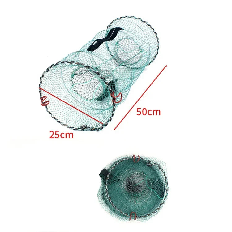 Filet de Pêche Pliant Rond en Forme de Crabe, Petit