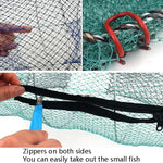 Filet de Pêche Pliant Rond en Forme de Crabe, Petit