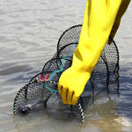 Filet de Pêche Pliant Rond en Forme de Crabe, Petit