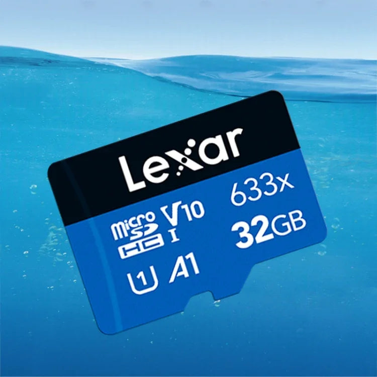 Carte mémoire TF Lexar 633x 32 Go haute vitesse pour téléphone portable, enregistreur de conduite, 32 Go