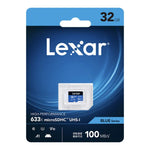 Carte mémoire TF Lexar 633x 32 Go haute vitesse pour téléphone portable, enregistreur de conduite, 32 Go