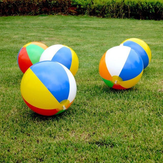 Ballon gonflable coloré pour plage et piscine, livraison couleur aléatoire, jouets d’eau pour plage et piscine