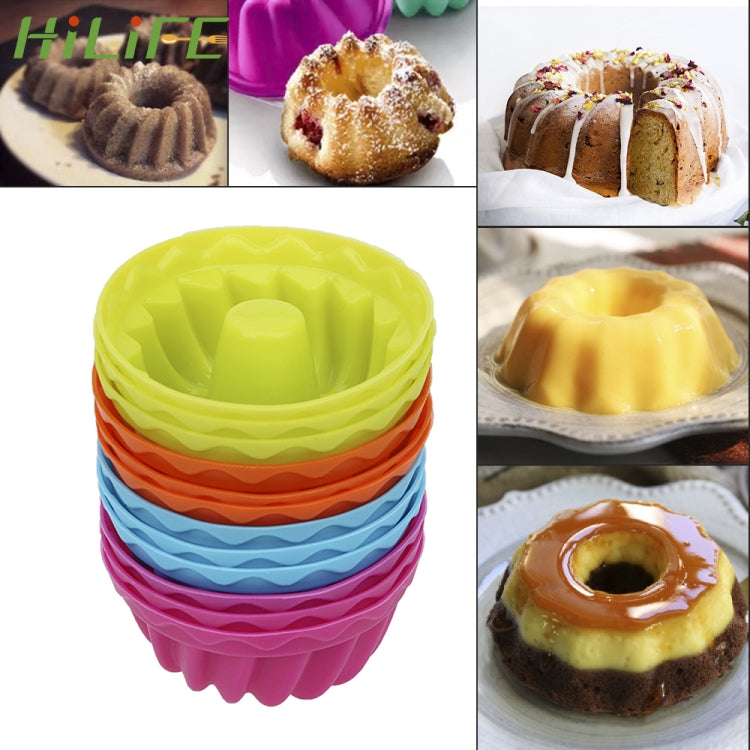 Moule à gâteau en silicone 12 pièces en forme de fil, pour gelée, pouding, cupcake, muffin, beignet, en forme de fil