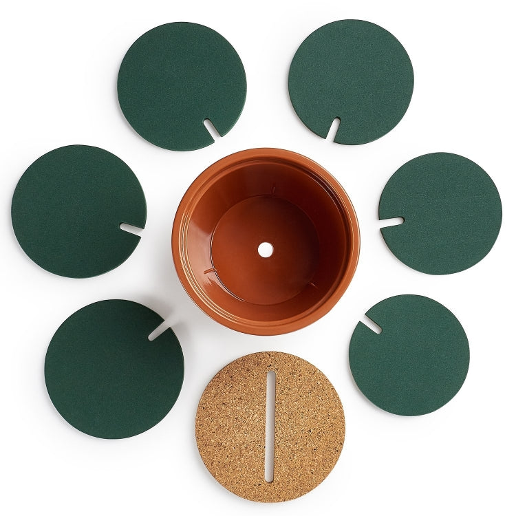 Sous-verre cactus fantaisie à faire soi-même, dessous de tasse isolant antidérapant, rangement de maison, décoration de bureau multifonction, dessous de verre cactus