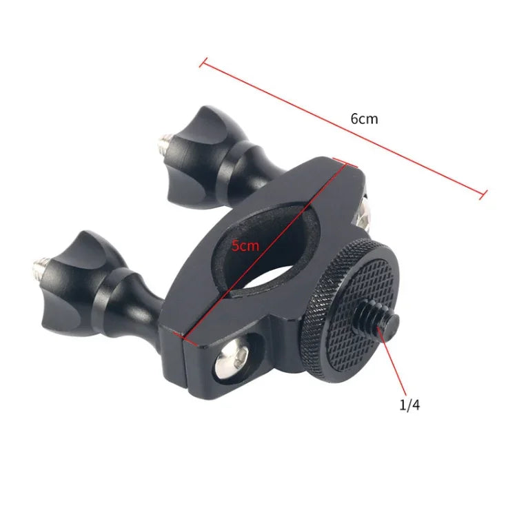 Support de vélo en aluminium pour caméra sport DJI OSMO Action et GoPro Hero. Compatible avec DJI OSMO Action et GoPro Hero.