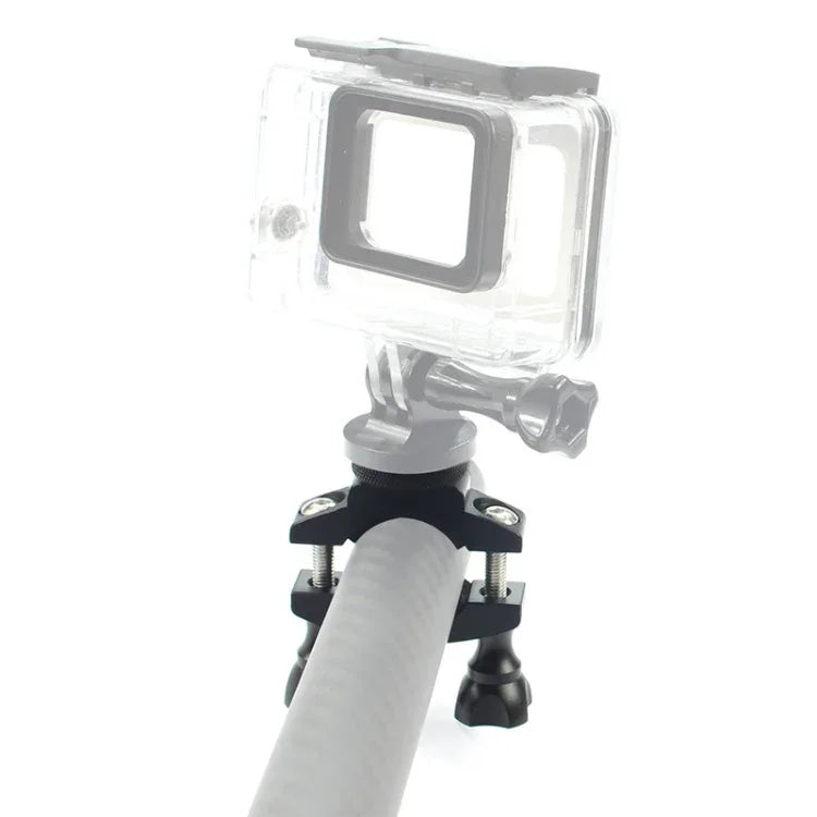 Support de vélo en aluminium pour caméra sport DJI OSMO Action et GoPro Hero. Compatible avec DJI OSMO Action et GoPro Hero.