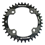 Plateaux MOTSUV ronds étroits larges pour VTT 104BCD, pièces de plaque dentée, disque 32T, disque 34T, disque 36T, disque 38T, plateau elliptique 32T, plateau elliptique 34T, plateau elliptique 36T, plateau elliptique 38T