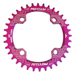 Plateaux MOTSUV ronds étroits larges pour VTT 104BCD, pièces de plaque dentée, disque 32T, disque 34T, disque 36T, disque 38T, plateau elliptique 32T, plateau elliptique 34T, plateau elliptique 36T, plateau elliptique 38T