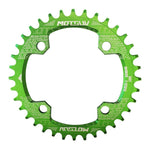 Plateaux MOTSUV ronds étroits larges pour VTT 104BCD, pièces de plaque dentée, disque 32T, disque 34T, disque 36T, disque 38T, plateau elliptique 32T, plateau elliptique 34T, plateau elliptique 36T, plateau elliptique 38T