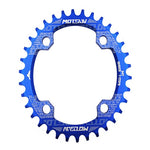 Plateaux MOTSUV ronds étroits larges pour VTT 104BCD, pièces de plaque dentée, disque 32T, disque 34T, disque 36T, disque 38T, plateau elliptique 32T, plateau elliptique 34T, plateau elliptique 36T, plateau elliptique 38T