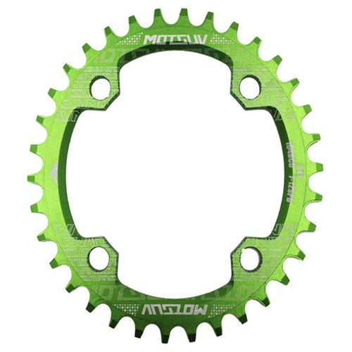 Plateaux MOTSUV ronds étroits larges pour VTT 104BCD, pièces de plaque dentée, disque 32T, disque 34T, disque 36T, disque 38T, plateau elliptique 32T, plateau elliptique 34T, plateau elliptique 36T, plateau elliptique 38T