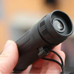 Télescope monoculaire compact 10x25 avec film rouge, 10x25