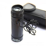 Télescope monoculaire compact 10x25 avec film rouge, 10x25