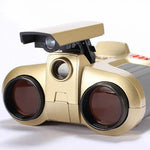 Appareil de vision nocturne pour enfants Jumelles 4X30 avec éclairage Télescope à mise au point réglable, 4X30