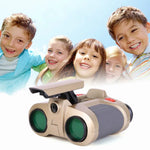 Appareil de vision nocturne pour enfants Jumelles 4X30 avec éclairage Télescope à mise au point réglable, 4X30