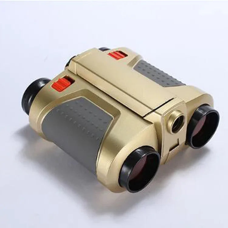 Appareil de vision nocturne pour enfants Jumelles 4X30 avec éclairage Télescope à mise au point réglable, 4X30