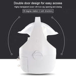 Boîte de rangement ronde transparente portative anti-poussière de type tiroir cosmétique, petite poudre de beauté, petite perle blanche