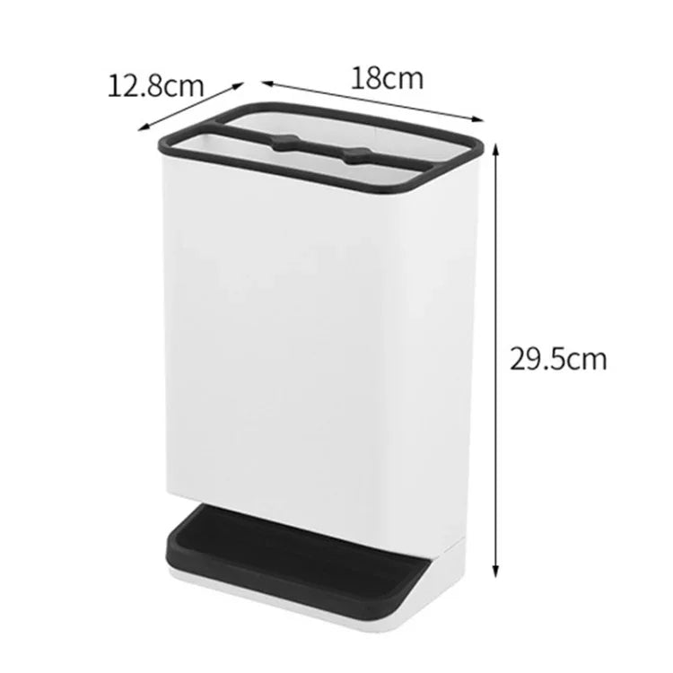 Support de rangement pour parapluie en plastique détachable et étanche avec séparation
