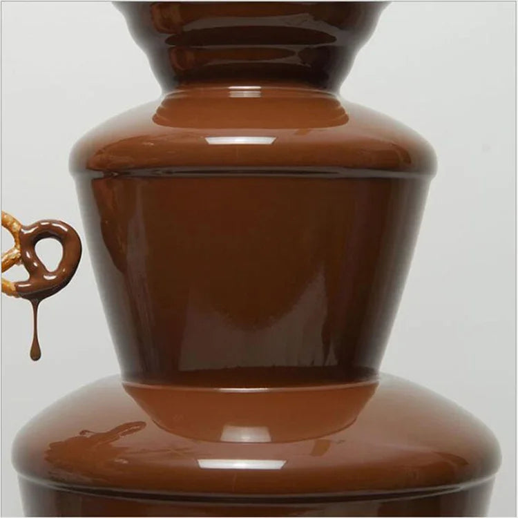 Fontaine à chocolat électrique à 4 étages, machine à fondue au chocolat fondant, cascade à chocolat, 4 niveaux