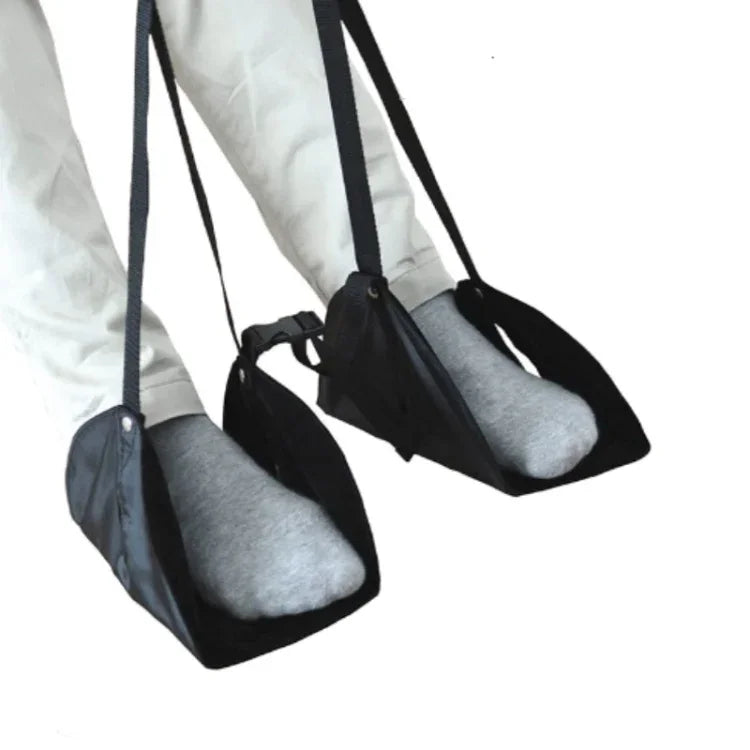 Hamac repose-pieds, coussin pour les longs voyages en avion, taille unique