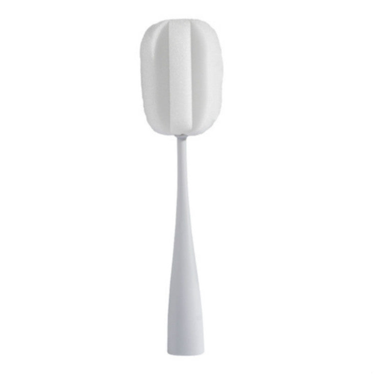 Brosse éponge à long manche pour tasses, tasses à café, bouteilles, verres, blanc, noir, rose, gris