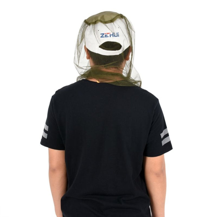 Anti-mosquito Bee Insect Net Hat Head Face Protection Net Cover Travel Camping Protector, Anti-mosquito Insect Net Hat