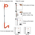 Lot de 3 crochets multifonctionnels en S pour camping en plein air, crochet métallique bidirectionnel pour tente de camping, lampe à vapeur suspendue